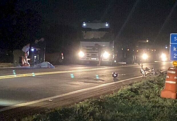 Imagem de compartilhamento para o artigo Motociclista morre m acidente após tentar atravessar rodovia em MS da MS Todo dia